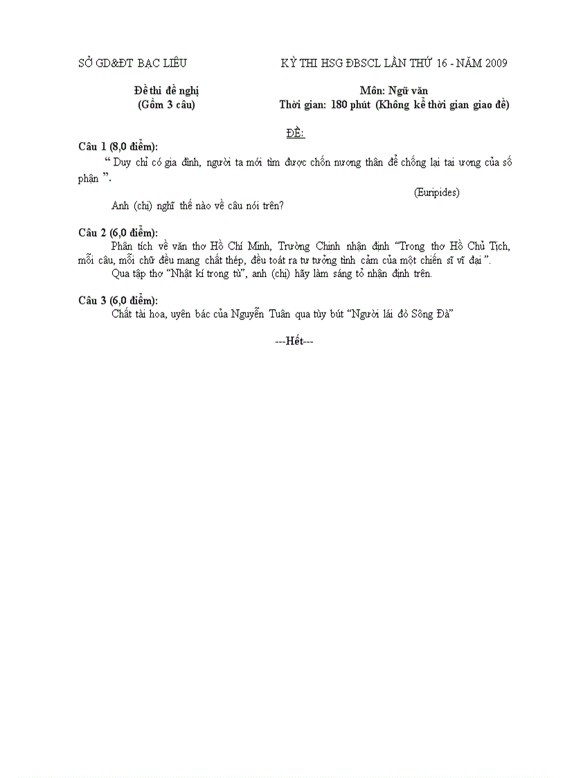 image for page Đề HSG văn ĐBSCL