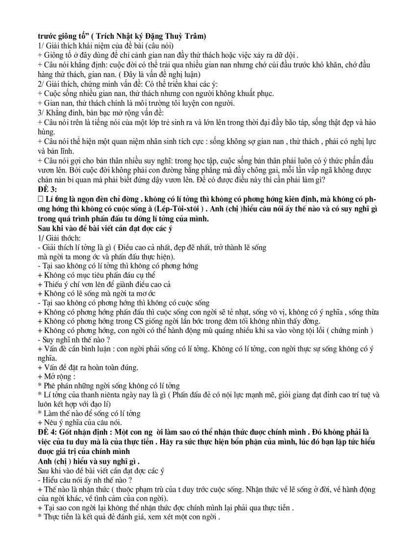 image for page Đề và đáp án văn NLXH