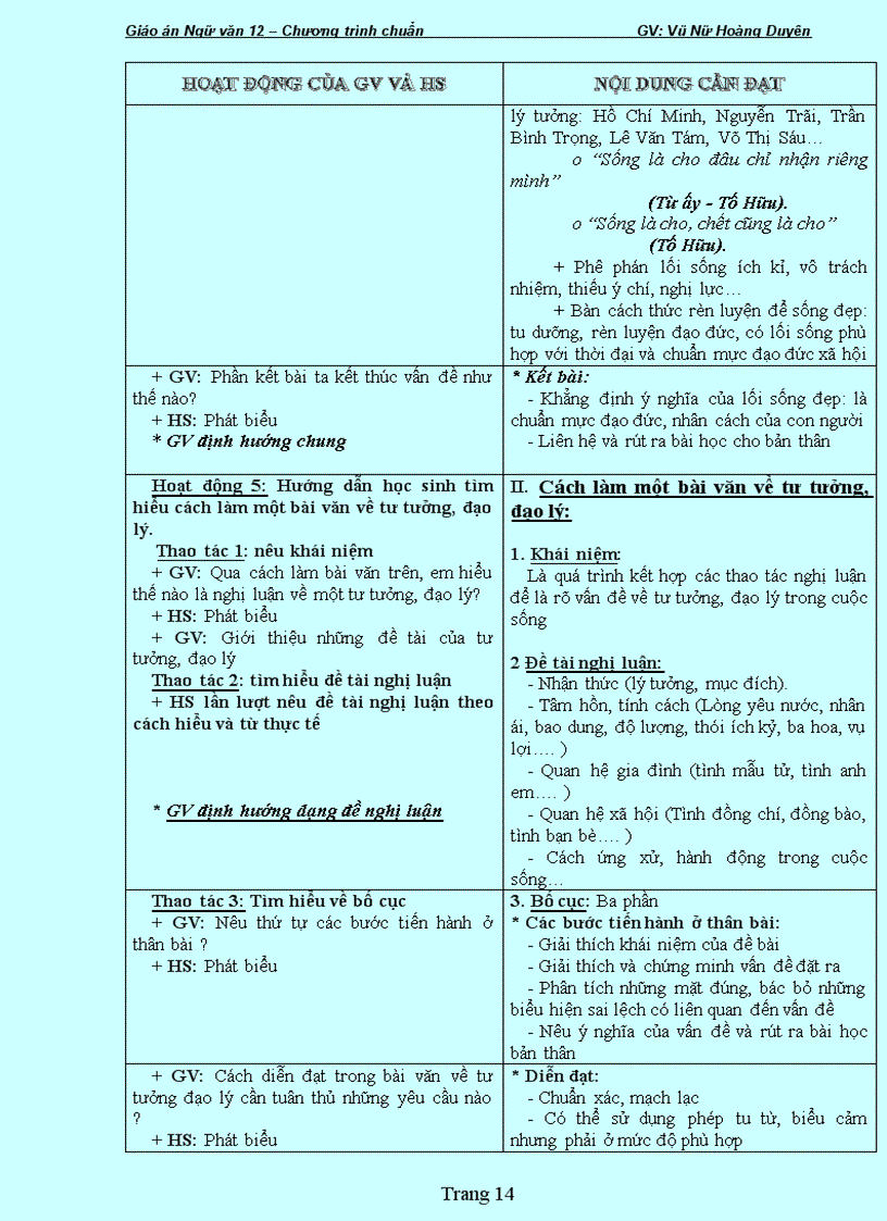 image for page Giao an 12 hot