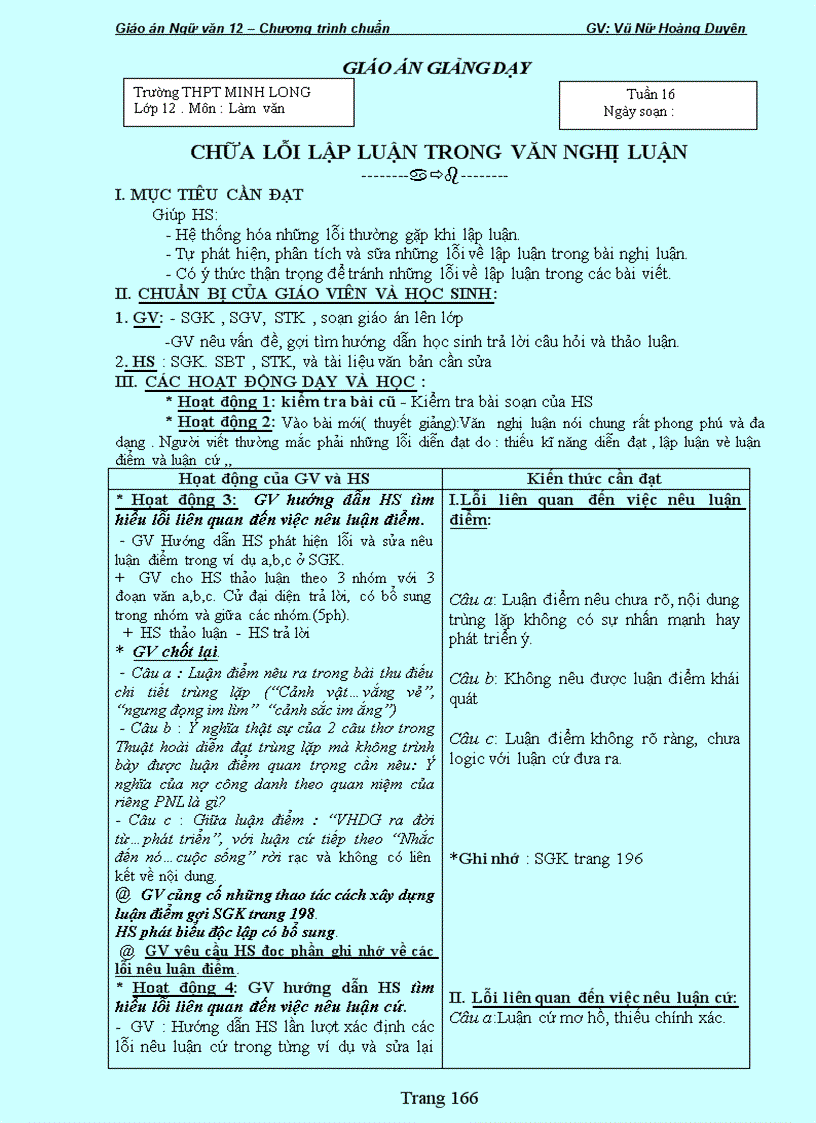 image for page Giao an 12 hot