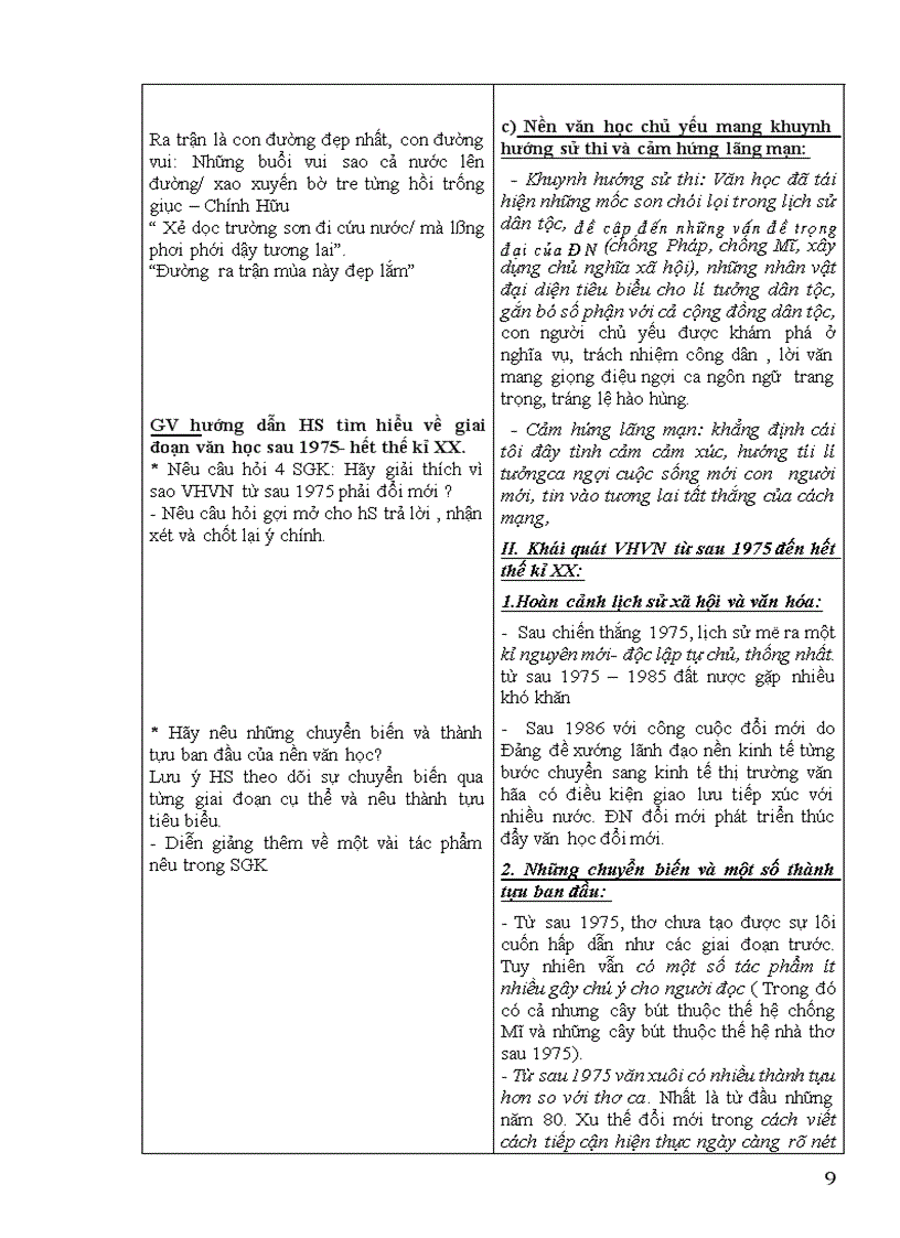 image for page Giáo án Ngữ văn 12 chuẩn KTKN