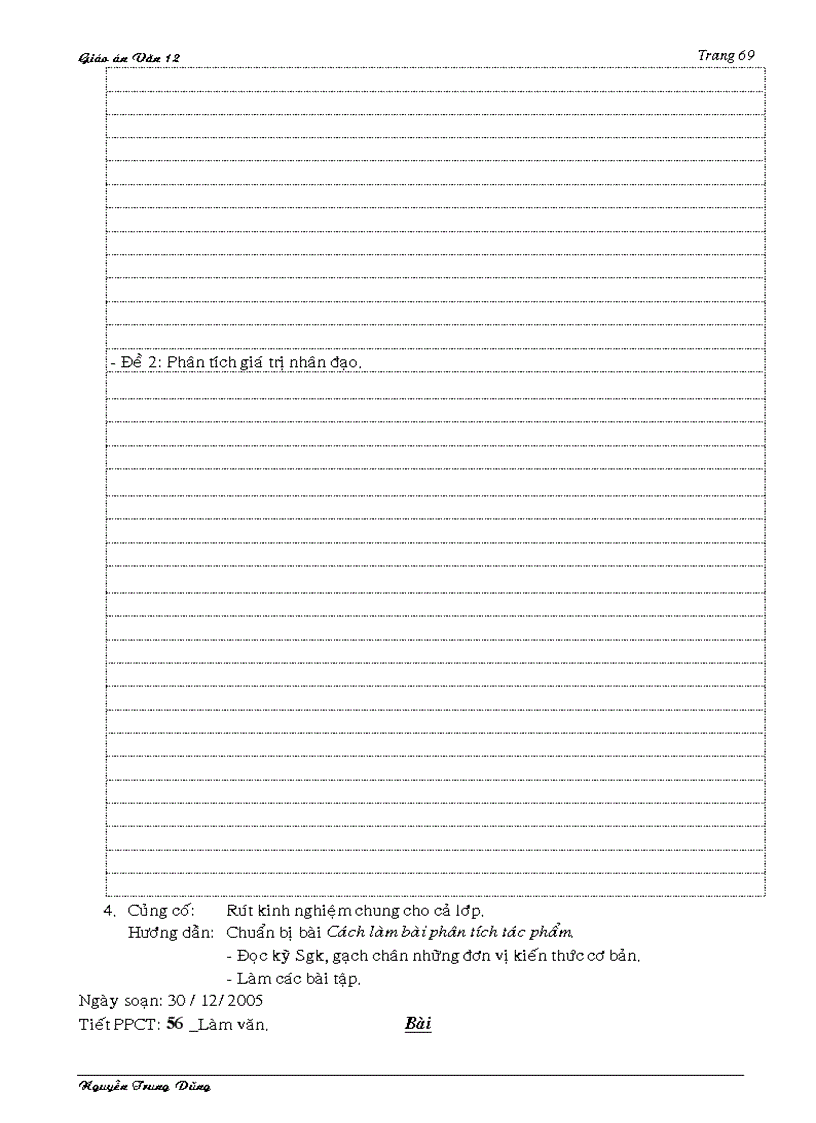 image for page Giáo án Ngữ văn 12 Chương trình cũ