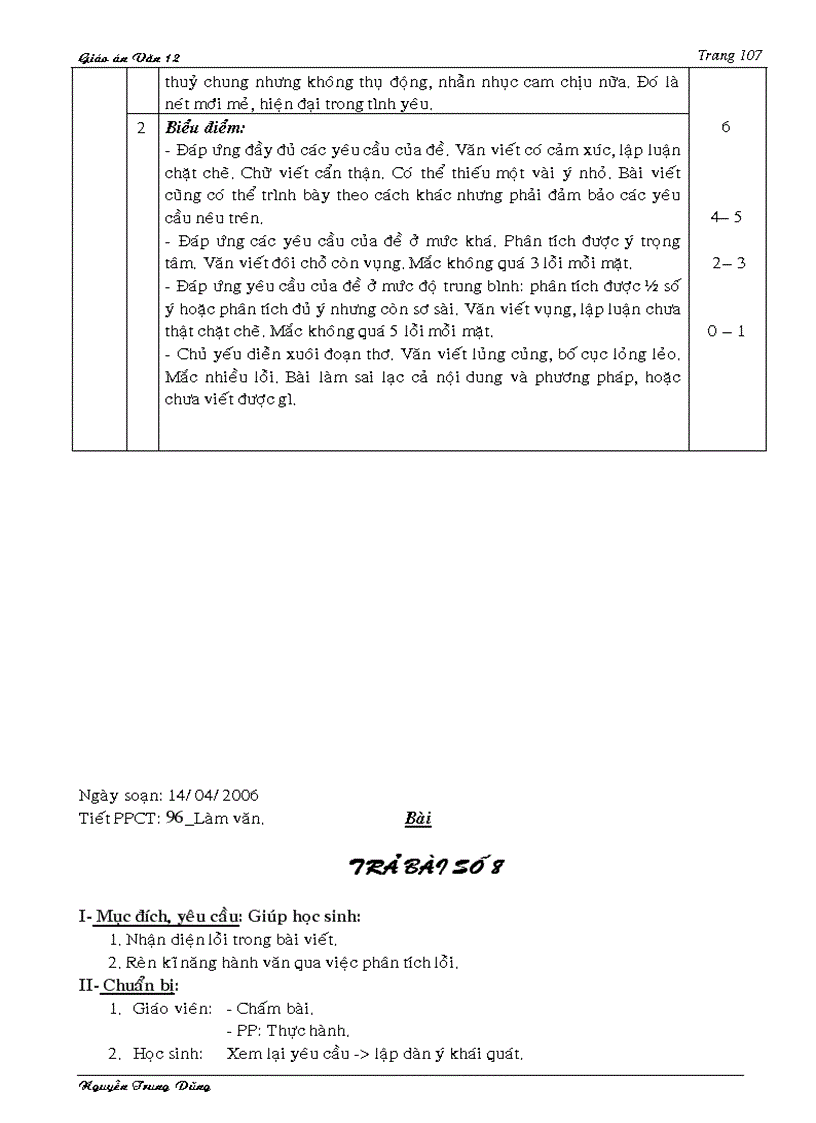 image for page Giáo án Ngữ văn 12 Chương trình cũ