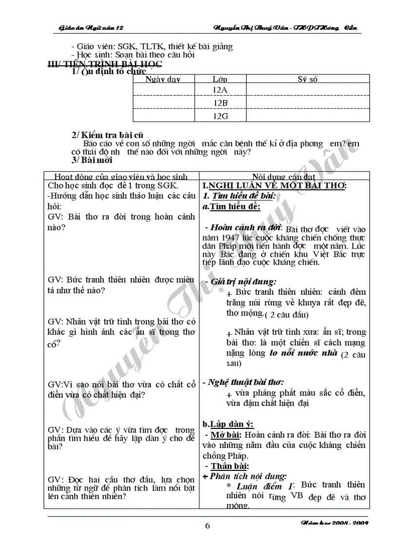 image for page Giao an ngu van 12 chuong trinh moi CB