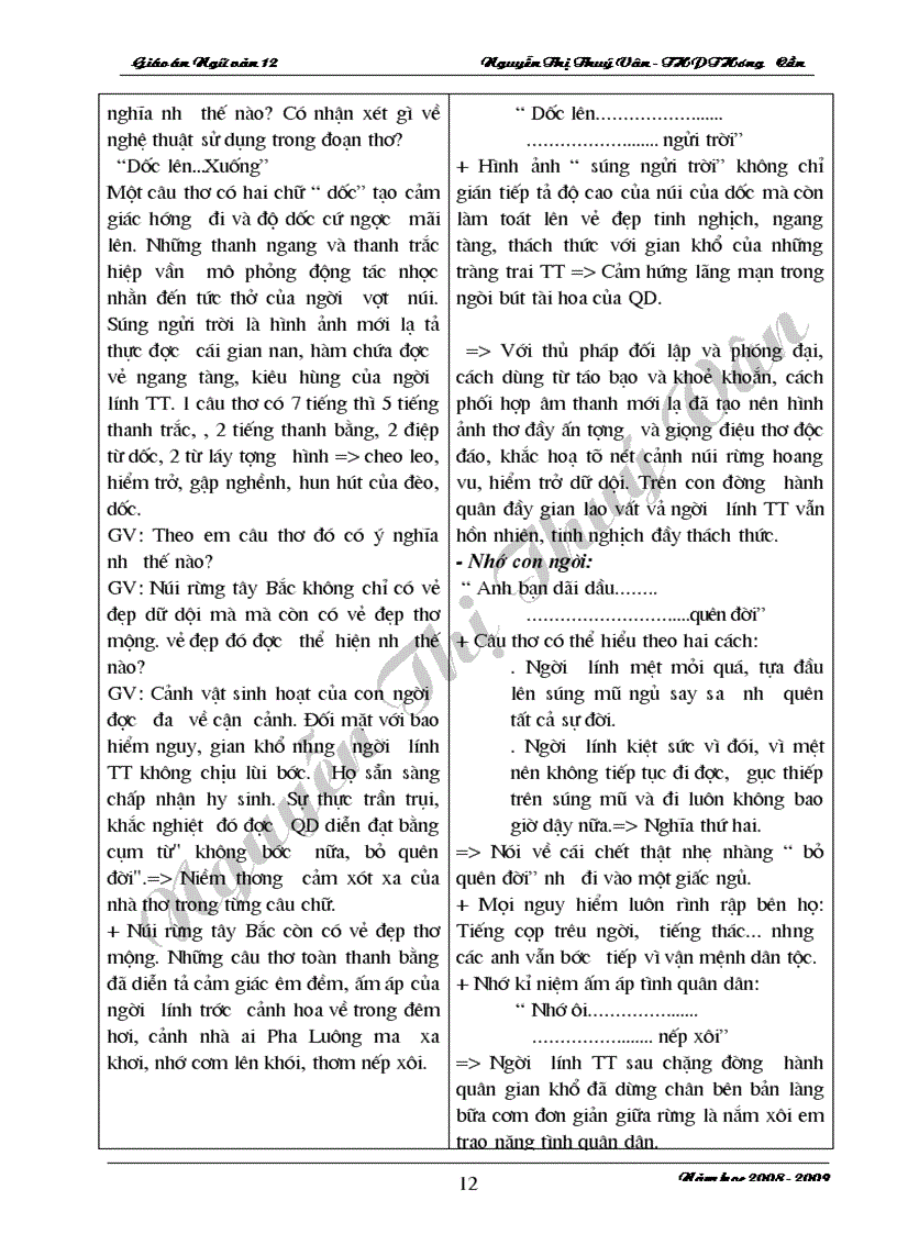 image for page Giao an ngu van 12 chuong trinh moi CB