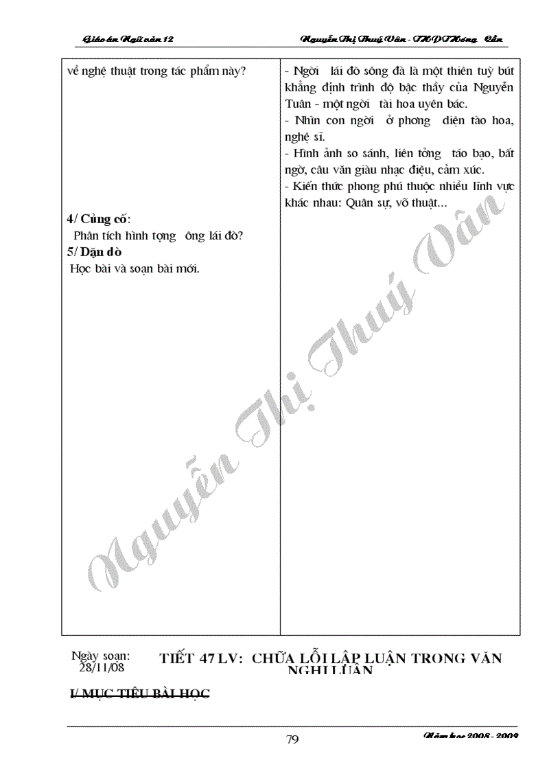 image for page Giao an ngu van 12 chuong trinh moi CB