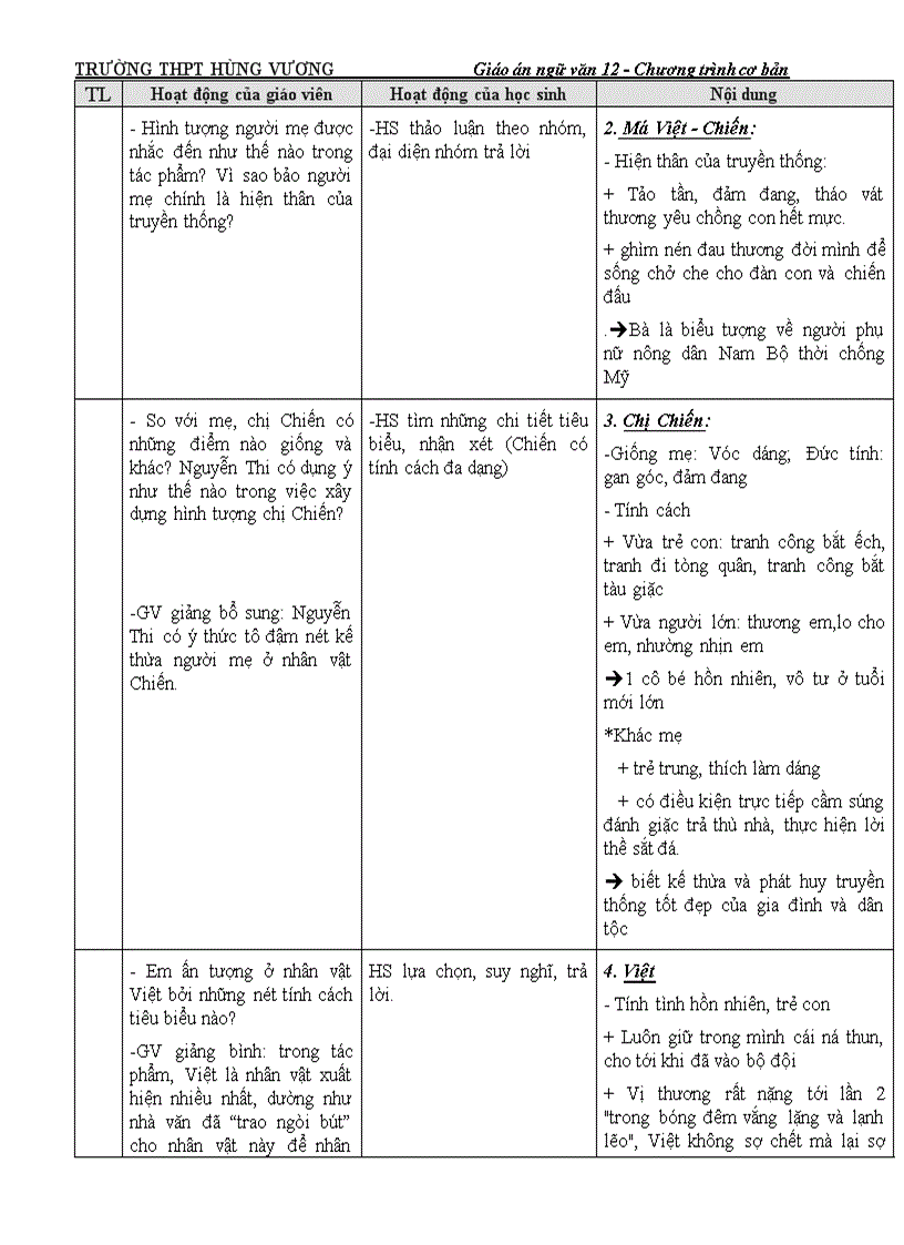 image for page Giáo án ngữ văn 12 cơ bản tuần 23