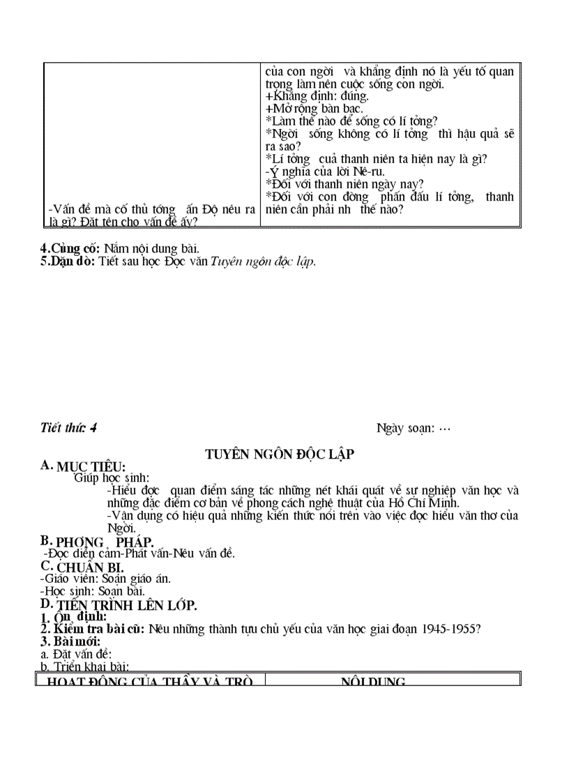 image for page Giáo án ngữ văn 12 ctc đầy đủ