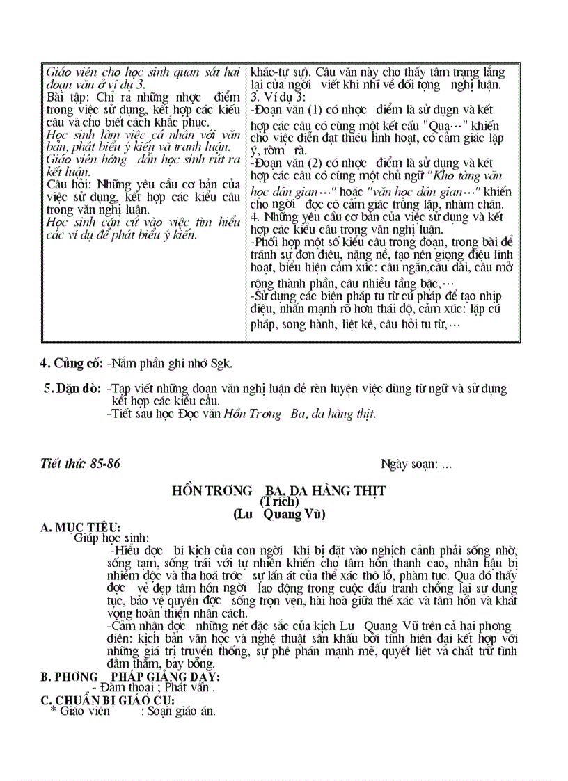 image for page Giáo án ngữ văn 12 ctc đầy đủ