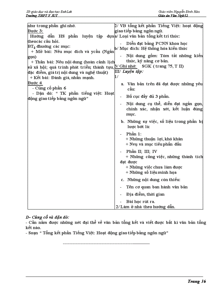 image for page Giáo án ngữ văn 12 học ki 2