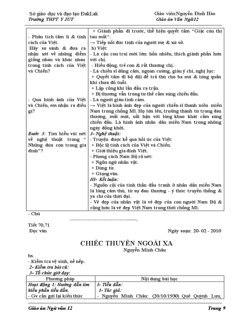 image for page Giáo án ngữ văn 12 ki 2