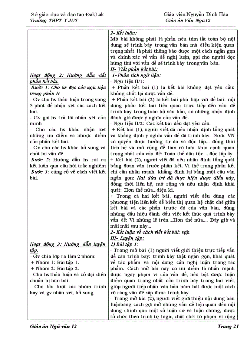 image for page Giáo án ngữ văn 12 ki 2