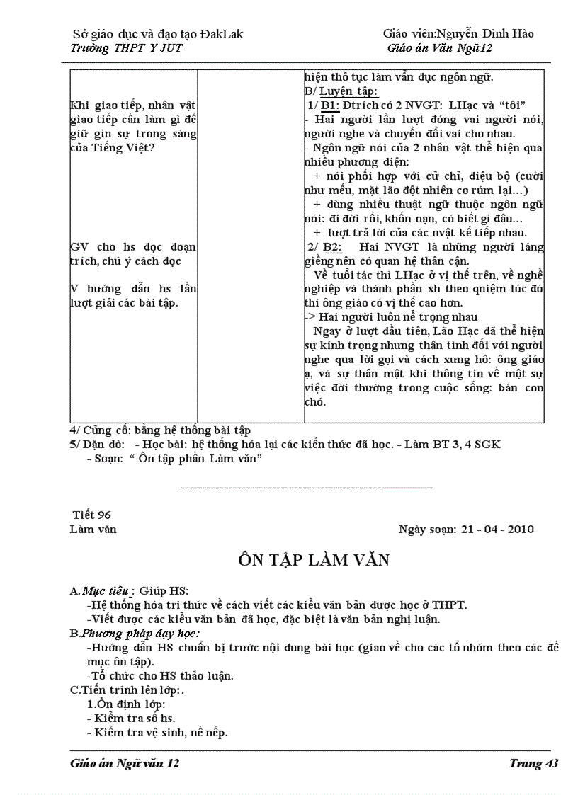 image for page Giáo án ngữ văn 12 ki 2