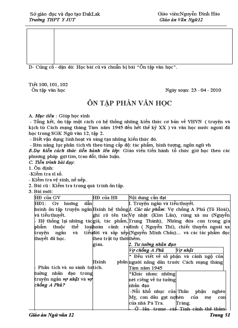 image for page Giáo án ngữ văn 12 ki 2