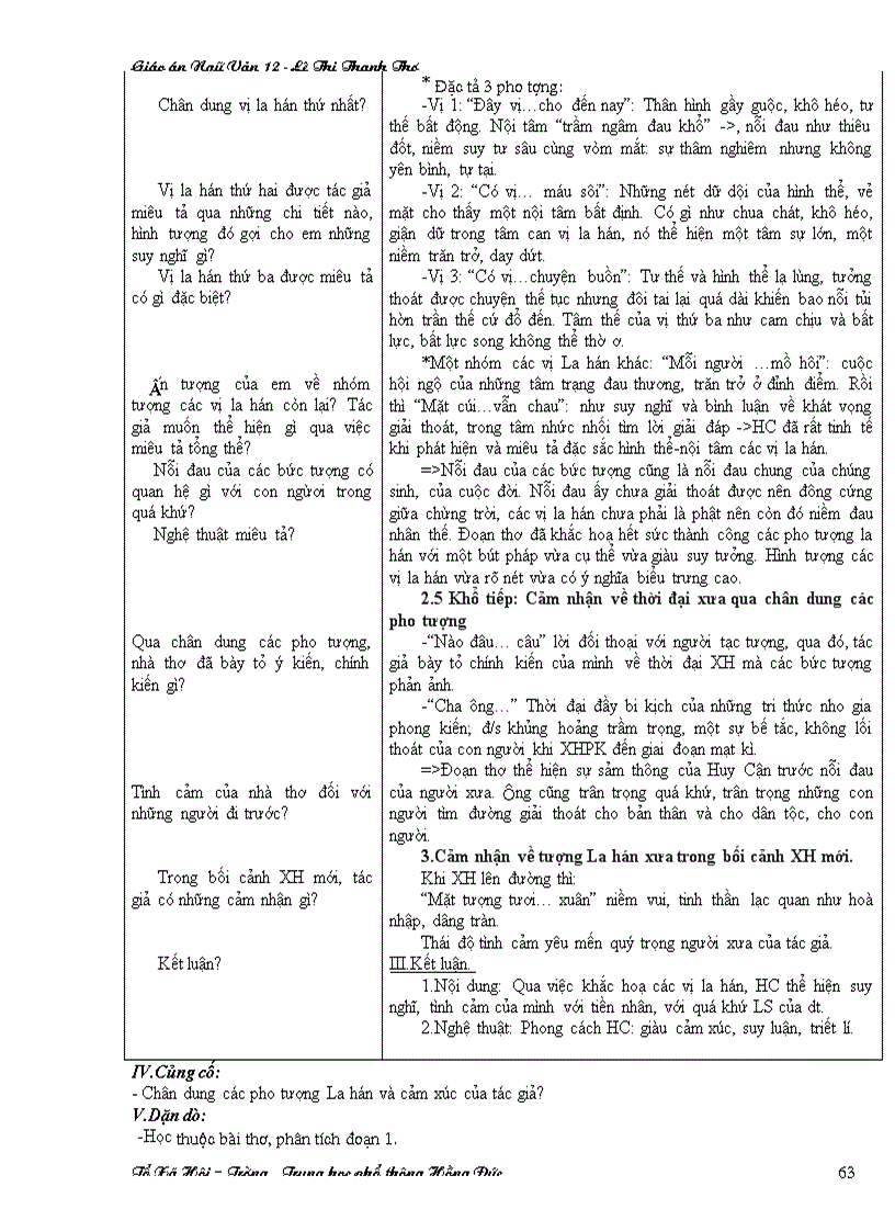 image for page Giáo án ngữ văn 12 Mới hay