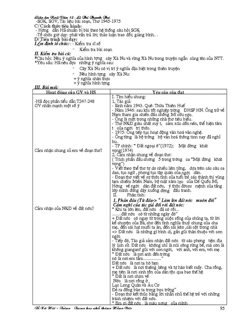 image for page Giáo án ngữ văn 12 Mới hay