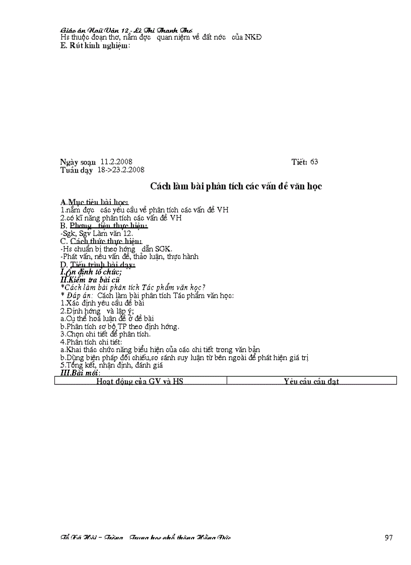 image for page Giáo án ngữ văn 12 Mới hay