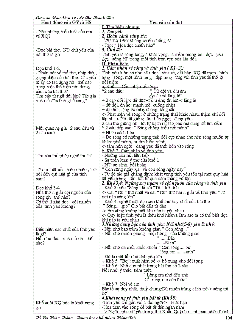 image for page Giáo án ngữ văn 12 Mới hay