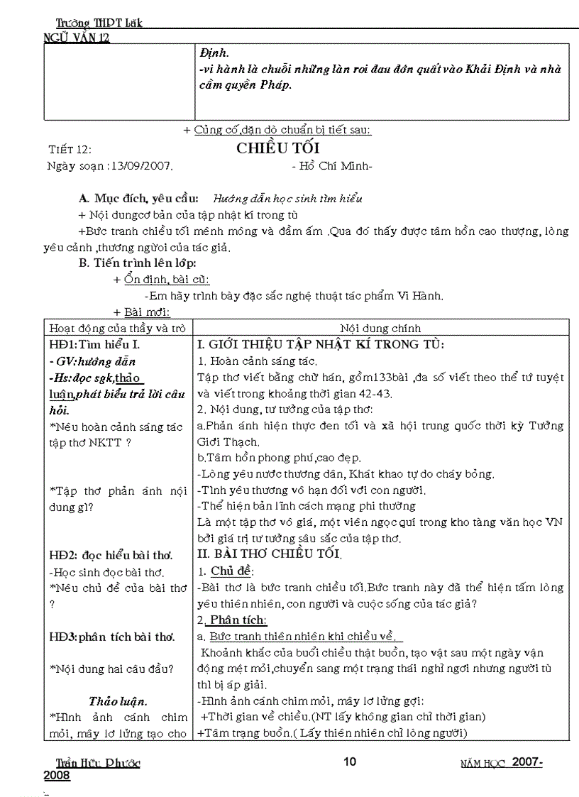 image for page Giáo án ngữ văn 12 mới