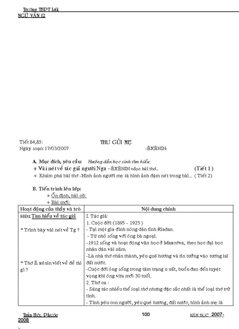 image for page Giáo án ngữ văn 12 mới