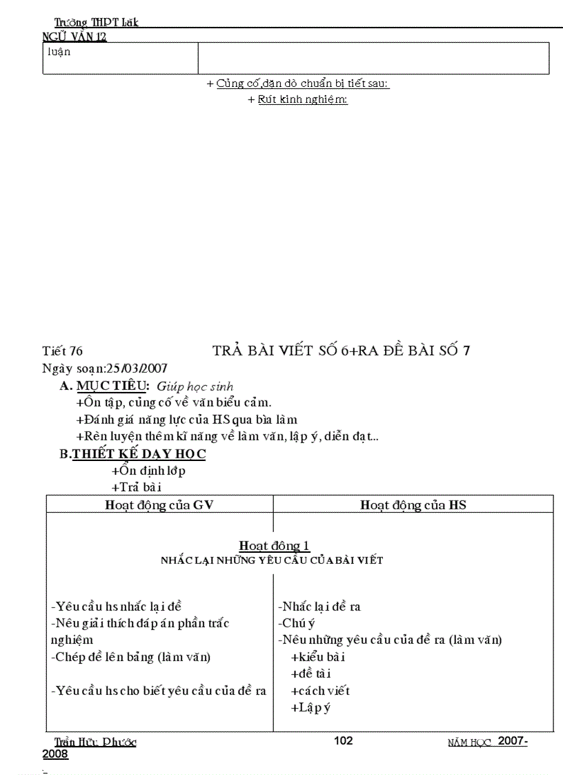 image for page Giáo án ngữ văn 12 mới