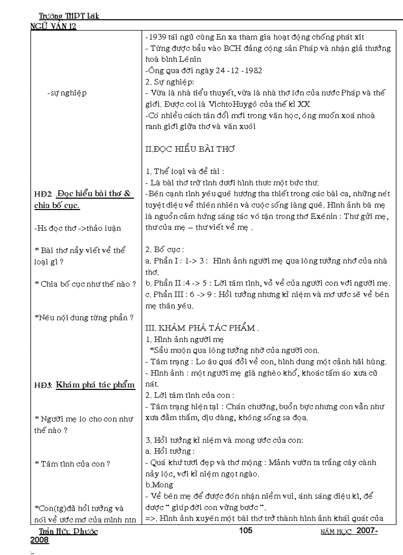 image for page Giáo án ngữ văn 12 mới