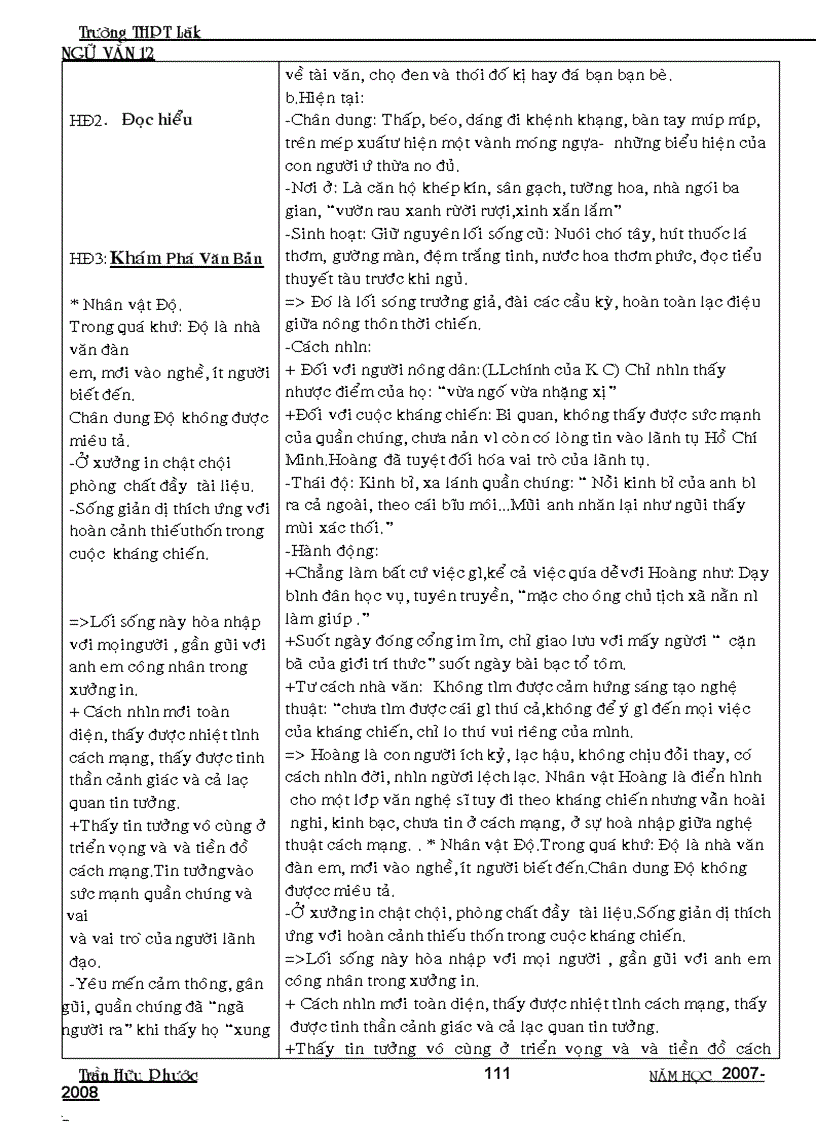 image for page Giáo án ngữ văn 12 mới