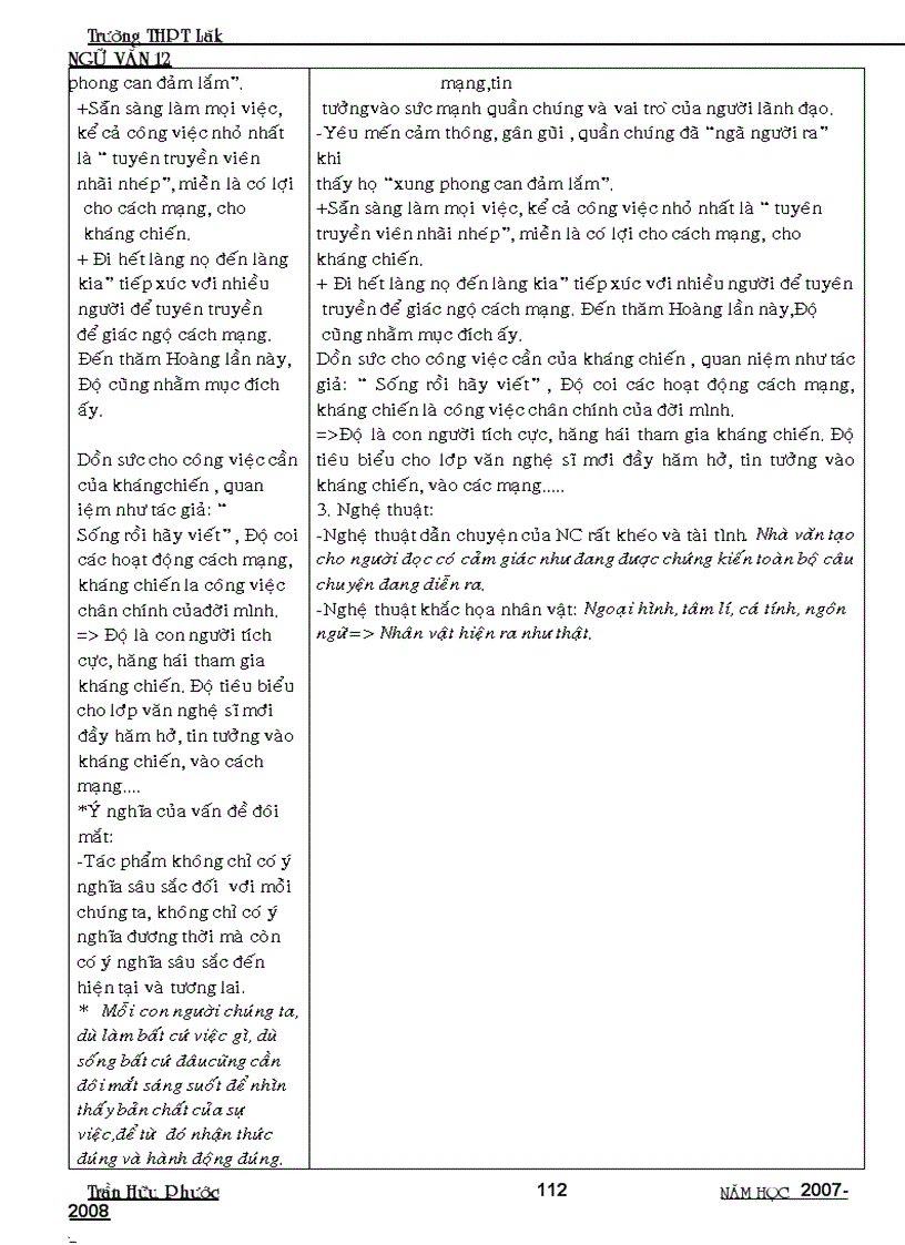 image for page Giáo án ngữ văn 12 mới