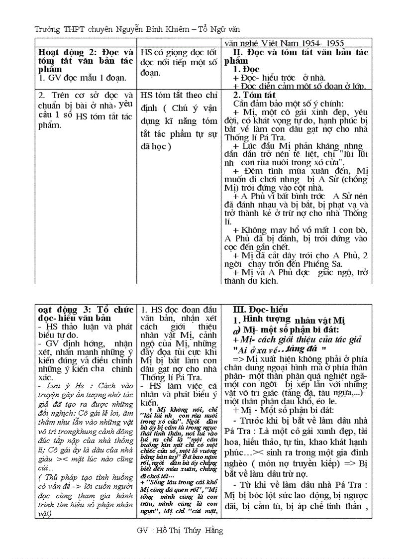 image for page Giáo án Ngữ văn 12 nâng cao HK II