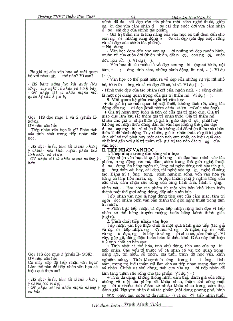 image for page Giáo án ngữ văn 12 tập ii