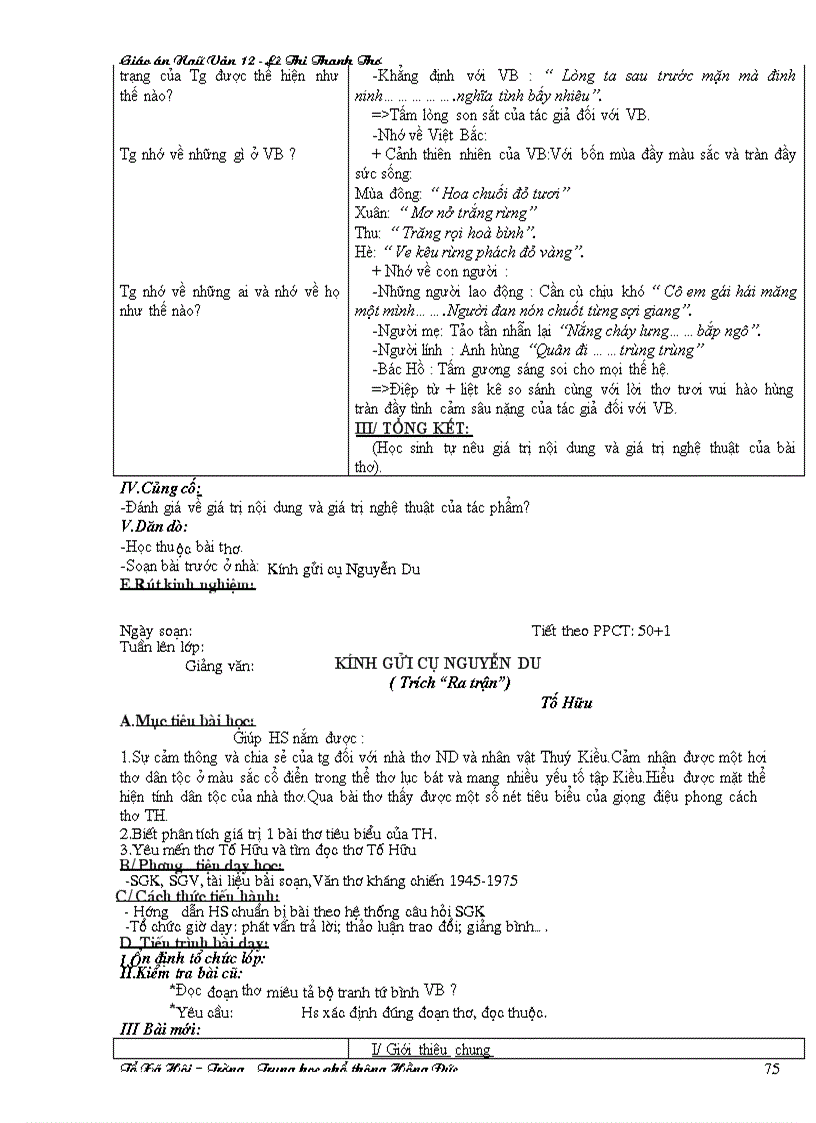 image for page Giao an ngu van 12 tron bo