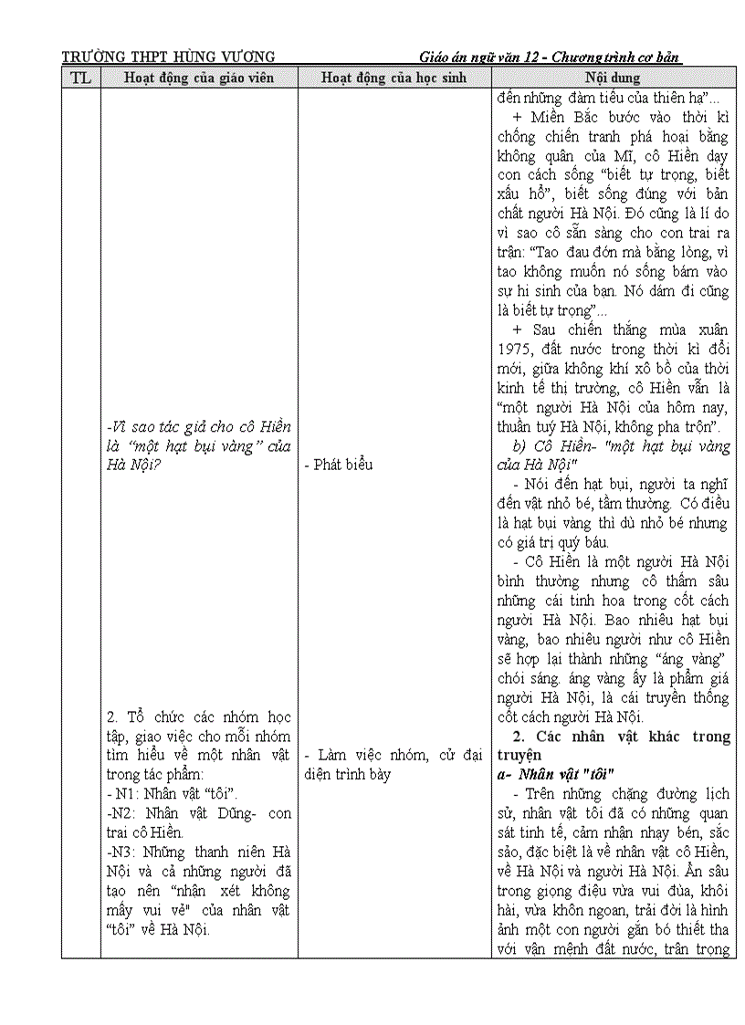 image for page Giáo án ngữ văn 12 cơ bản tuần 25