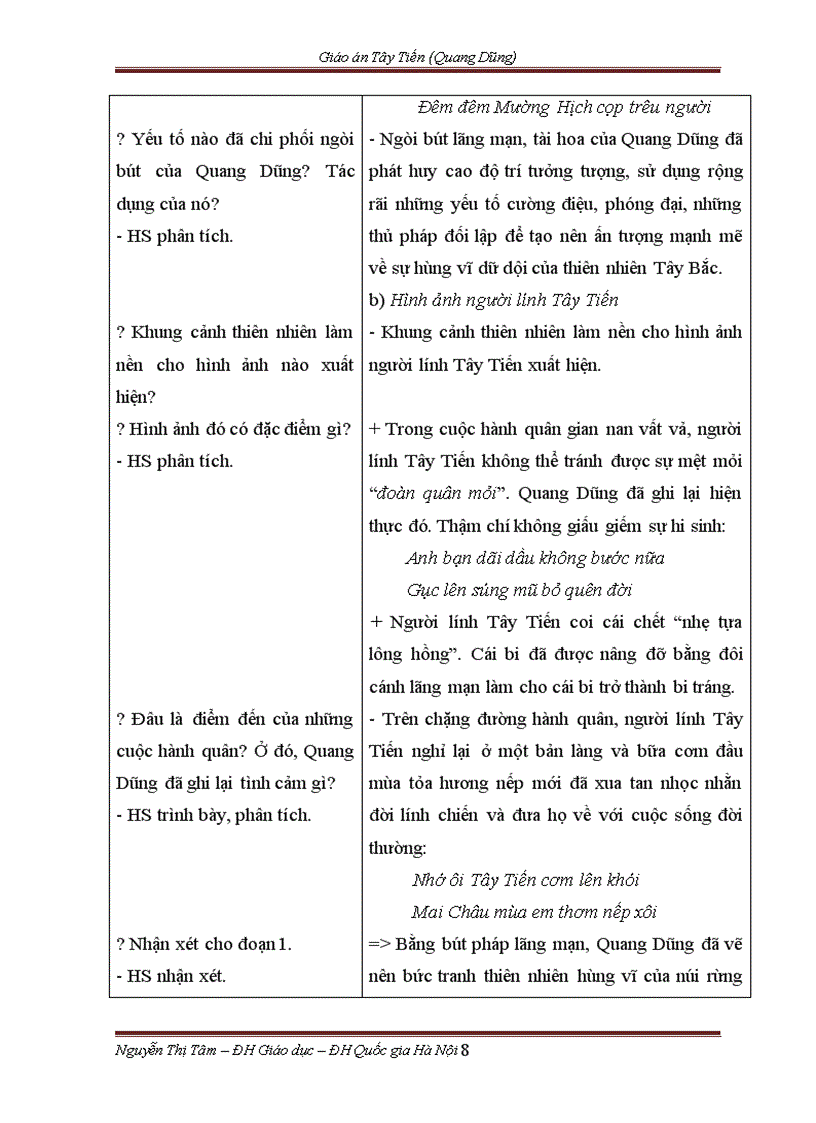 image for page Giáo án Tây Tiến Quang Dũng