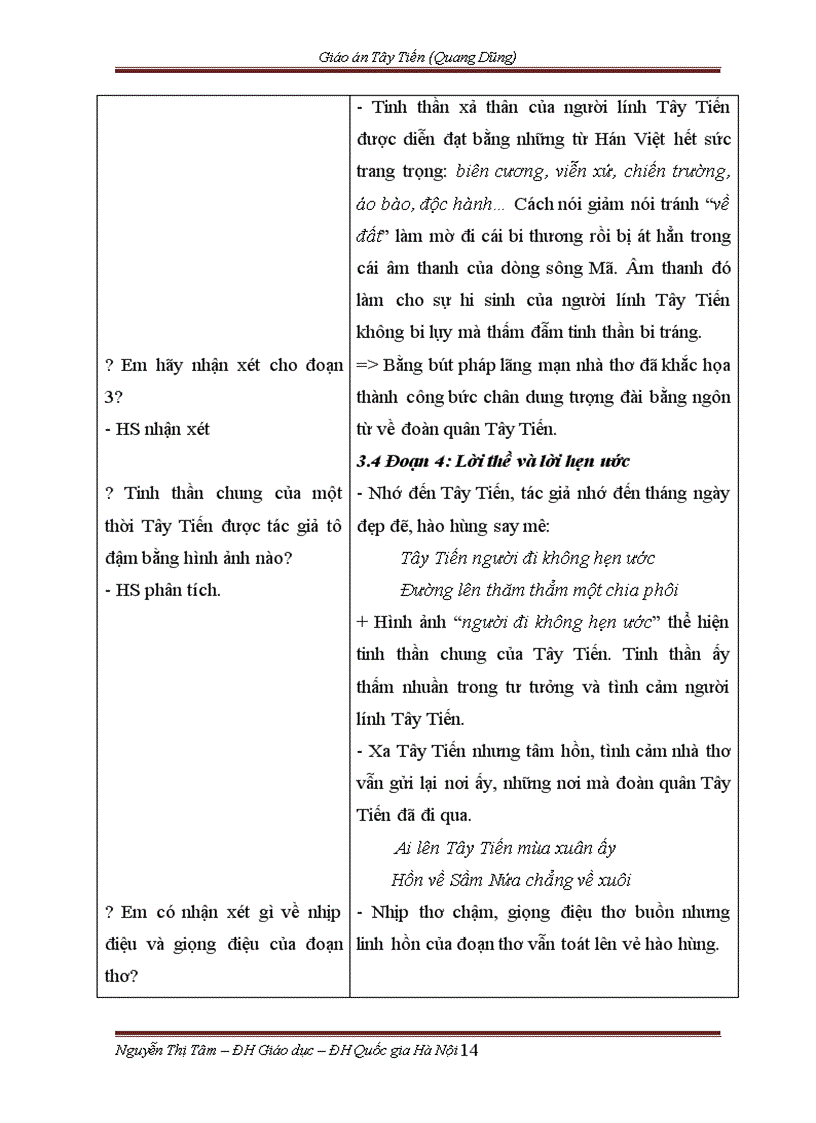 image for page Giáo án Tây Tiến Quang Dũng