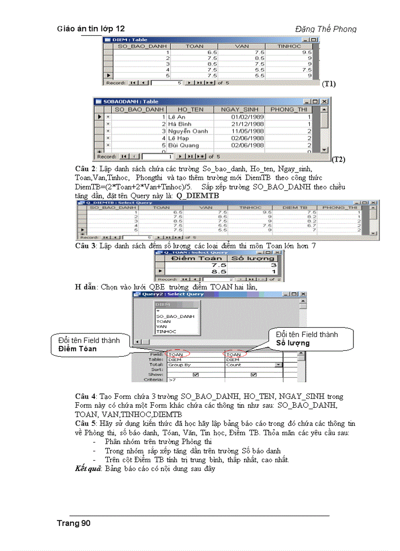 image for page Giáo án Tin học 12