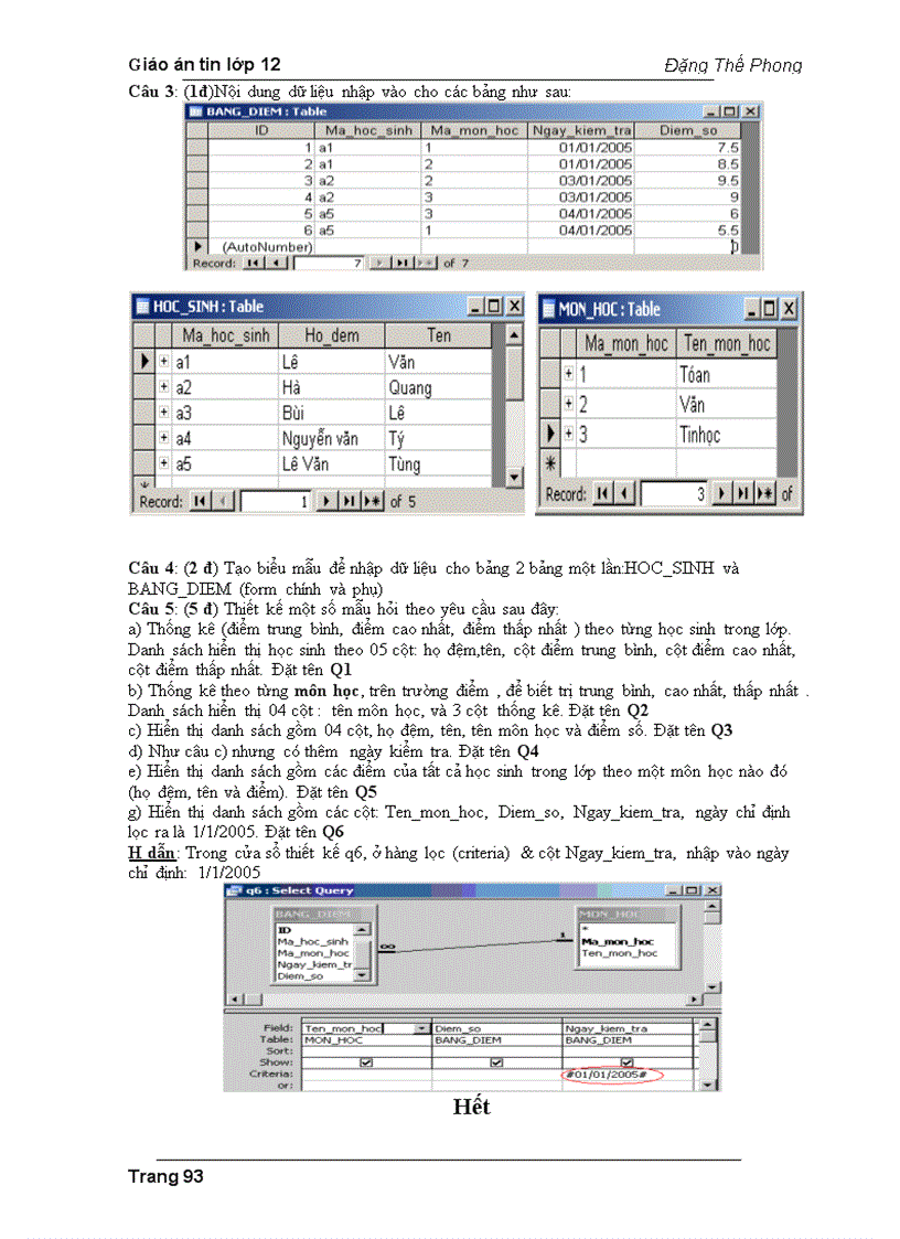 image for page Giáo án Tin học 12