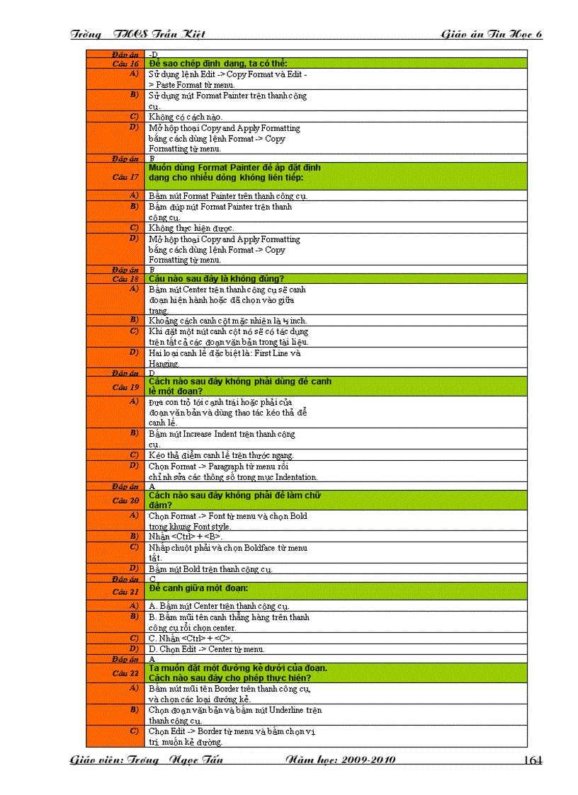 image for page Giáo án tin học 6