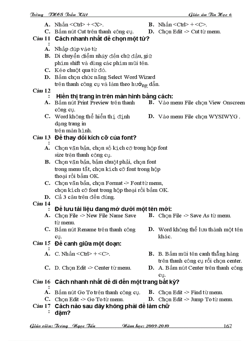 image for page Giáo án tin học 6