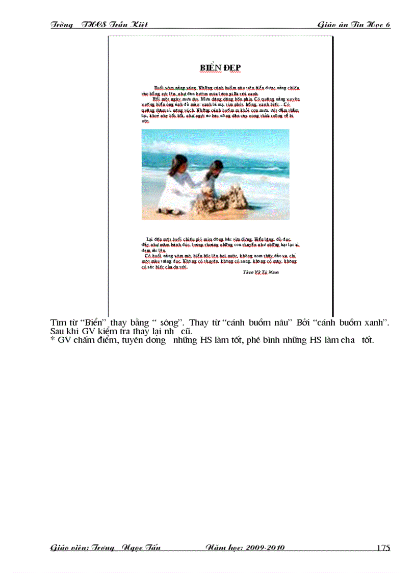 image for page Giáo án tin học 6