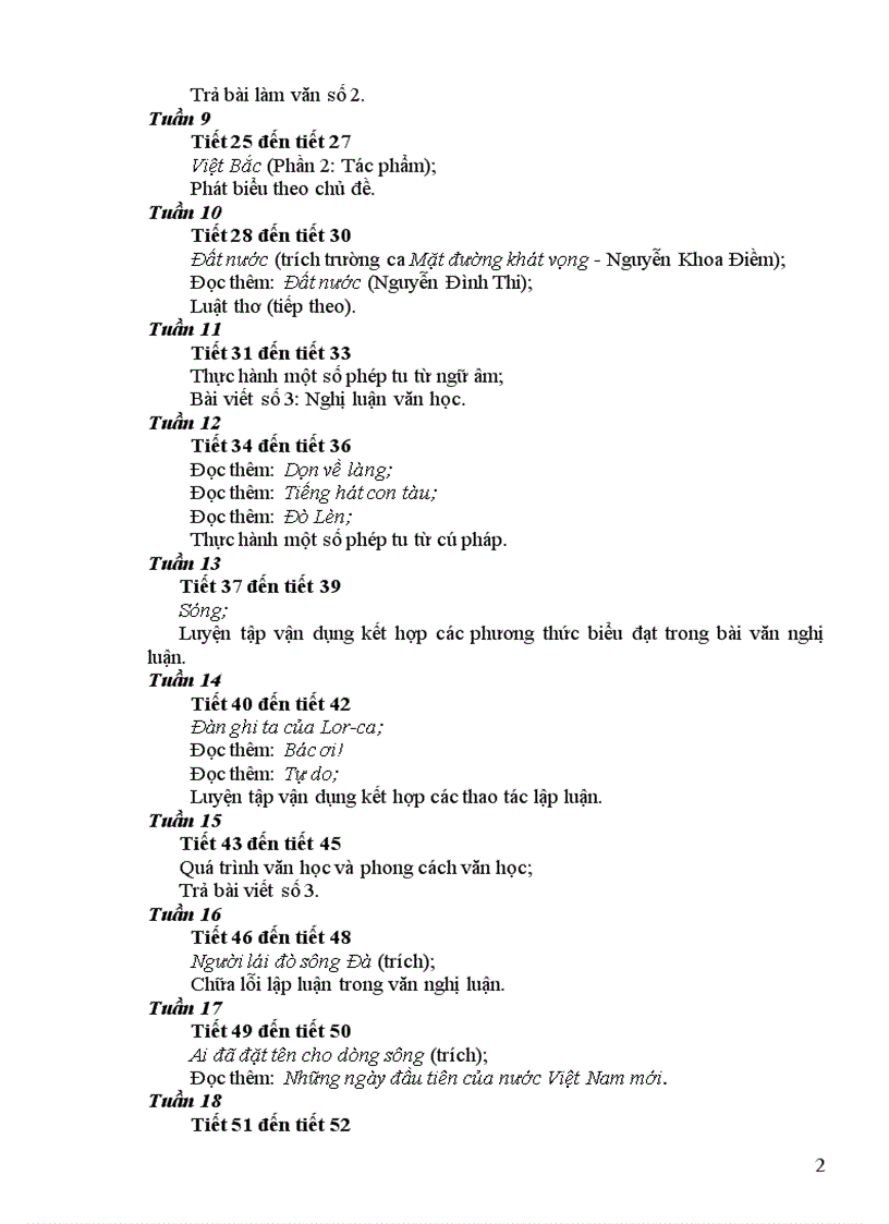 image for page Giáo án Văn 12 Hay