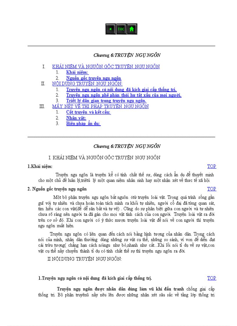 image for page Giáo trình Văn học dân gian Chương VI