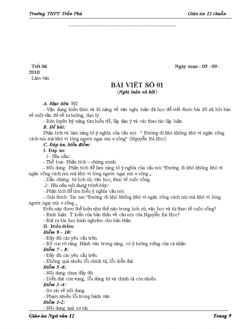 image for page Giao an12 chuanKTKN HK1