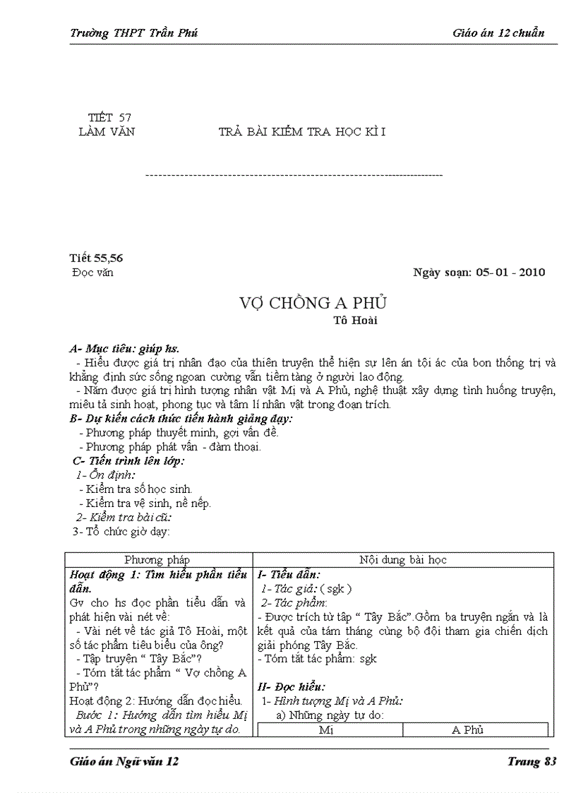 image for page Giao an12 chuanKTKN HK1