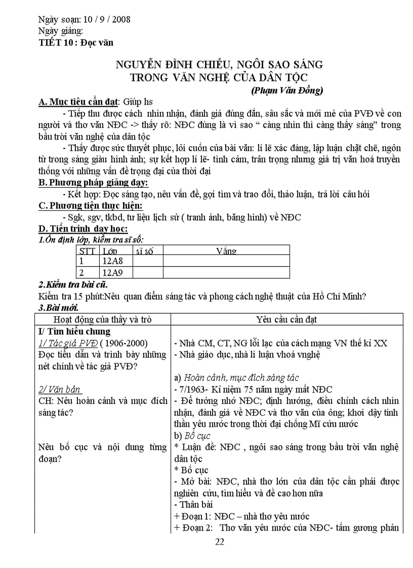 image for page Giáo án 12 chuẩn 1