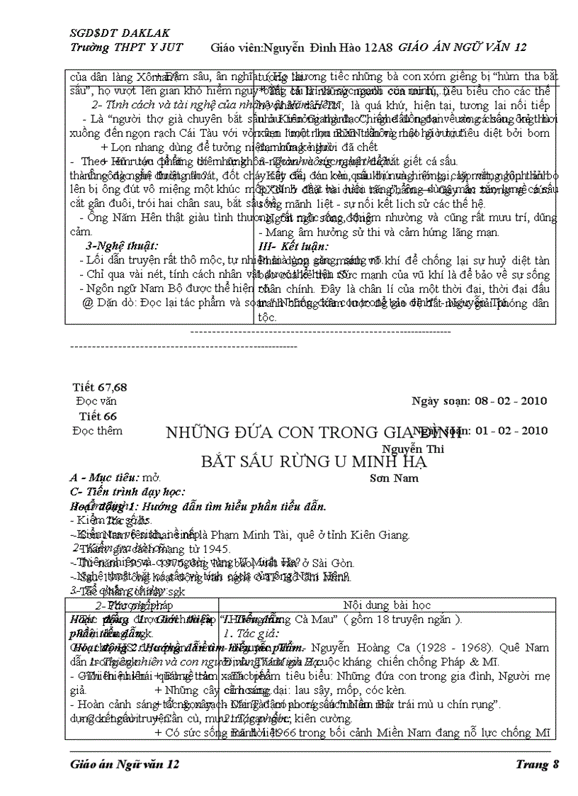 image for page Giáo án ngữ văn 12 kì 2 1