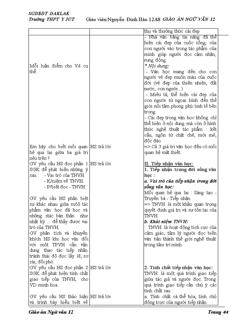 image for page Giáo án ngữ văn 12 kì 2 1