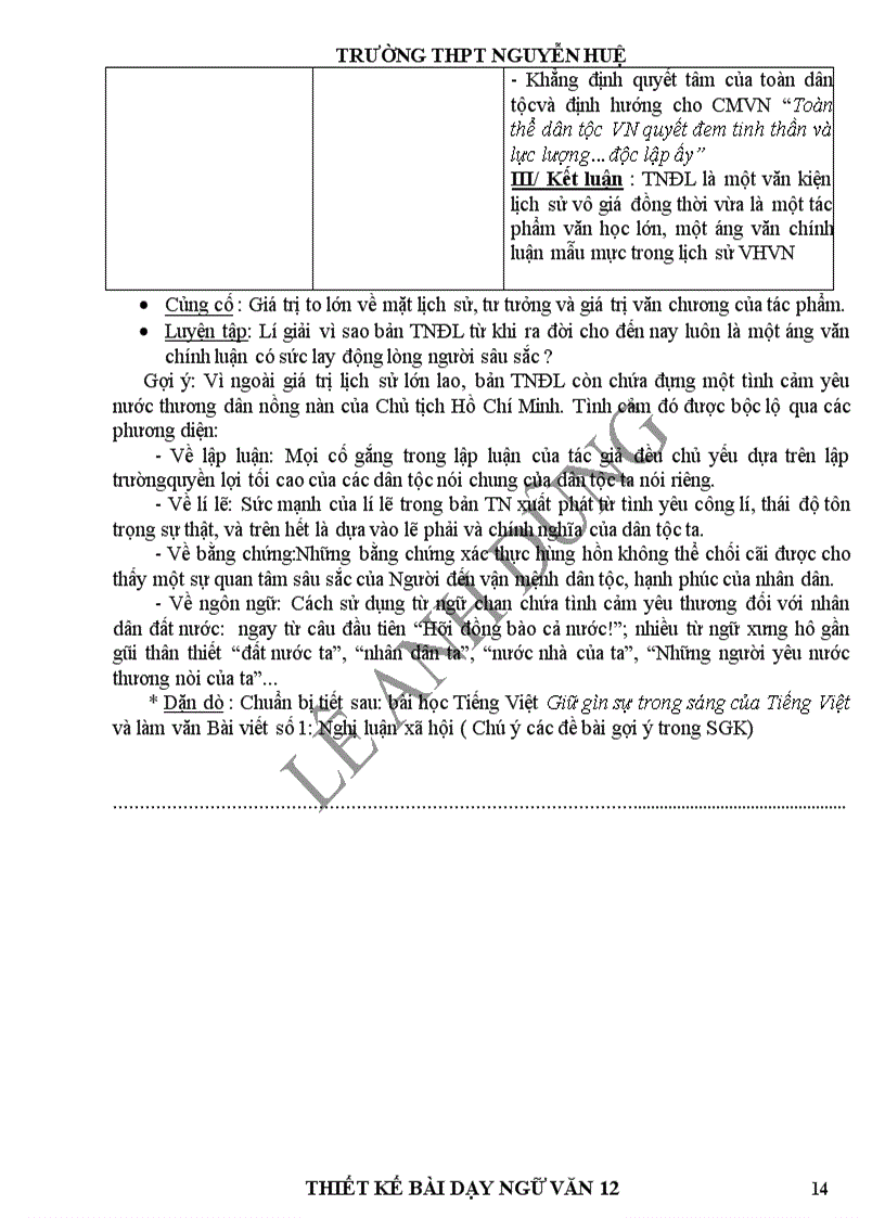 image for page Giáo án Ngữ văn 12 1