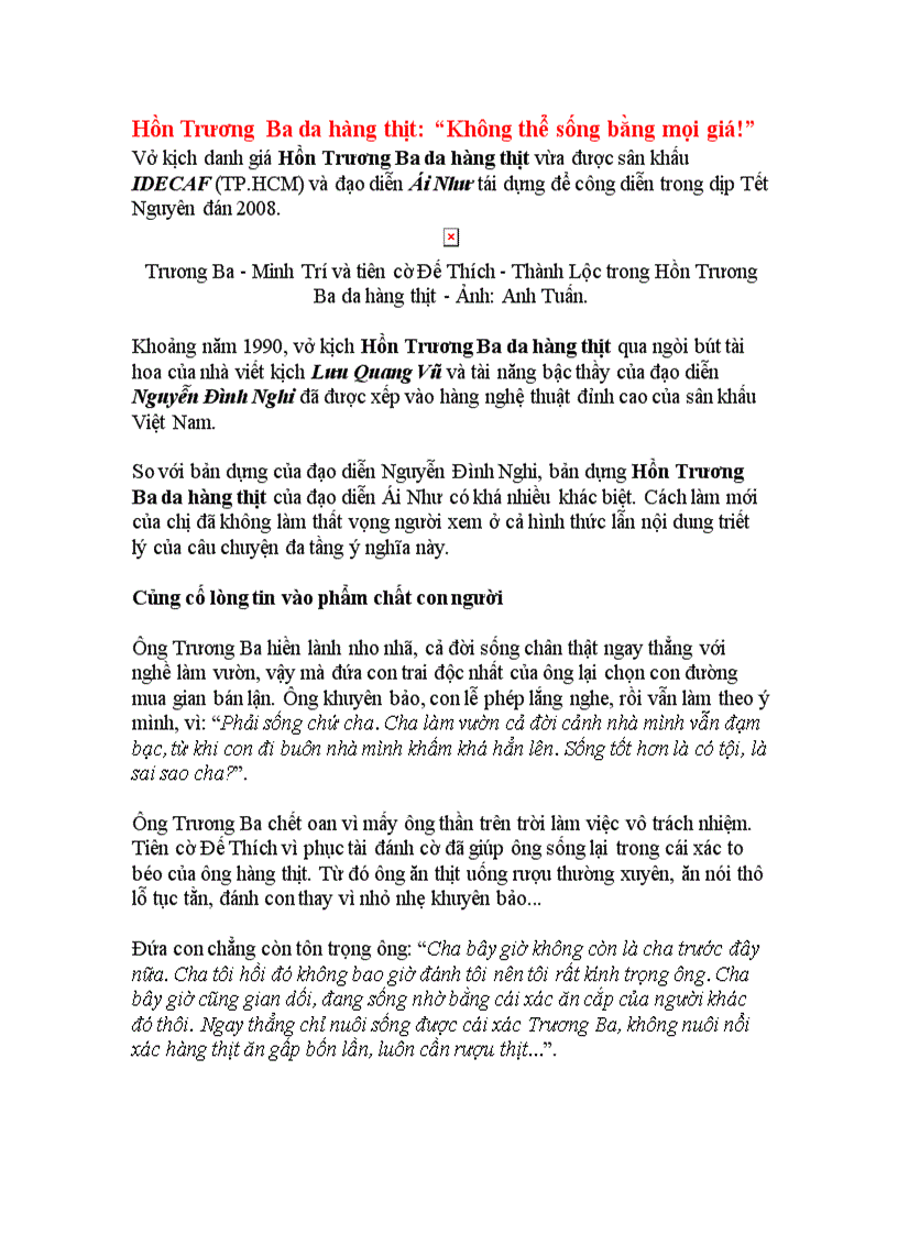 Hồn Trương Ba Da Hàng Thịt 3