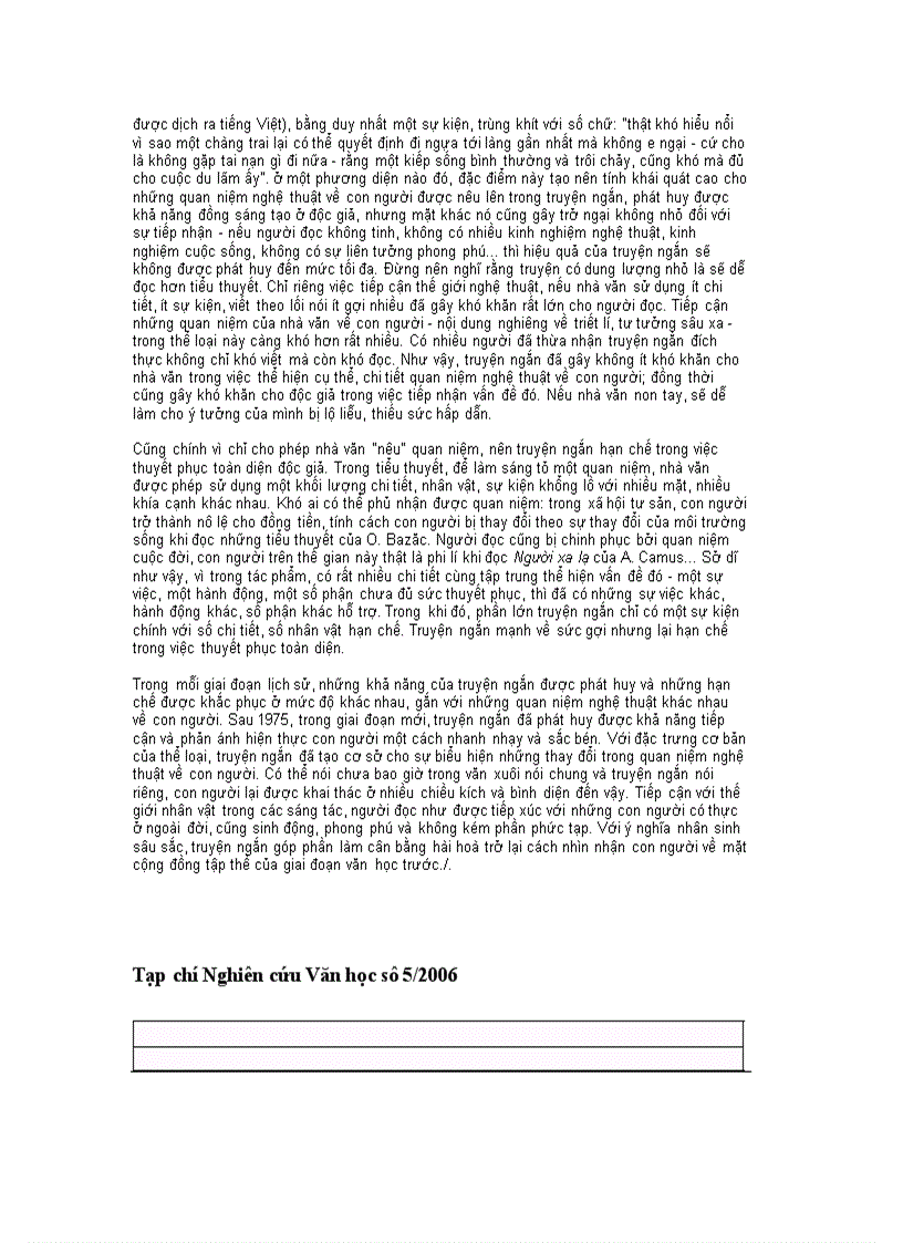 image for page Khả năng của truyện ngắn trong việc thể hiẹn con người