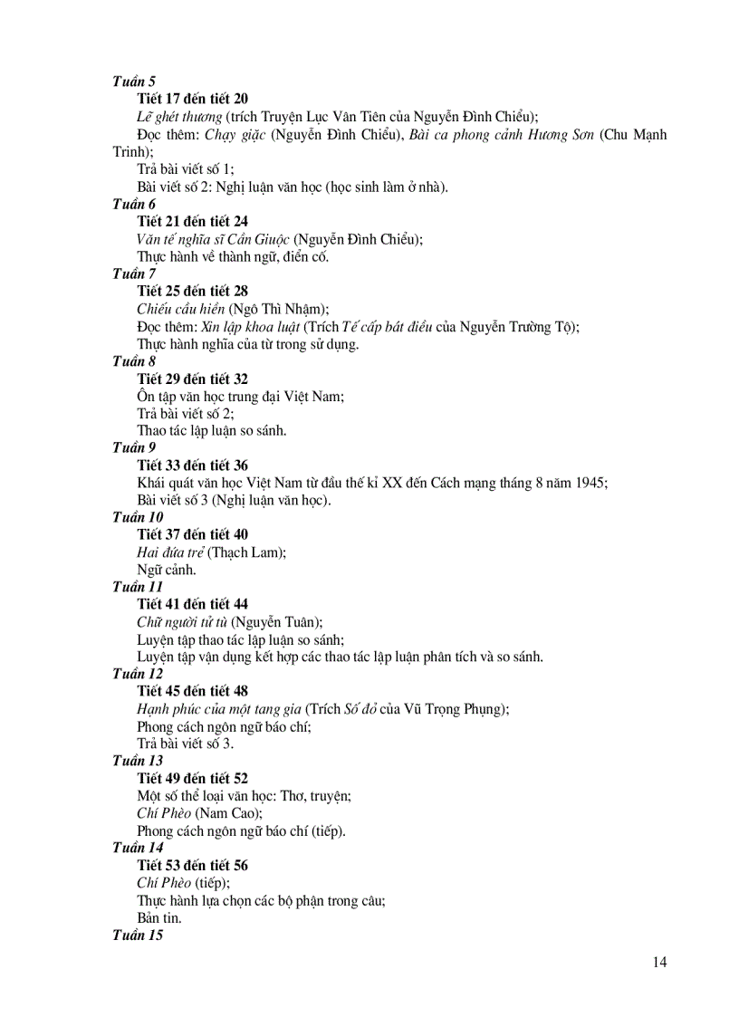 image for page Khung chương trình năm 2008 2009